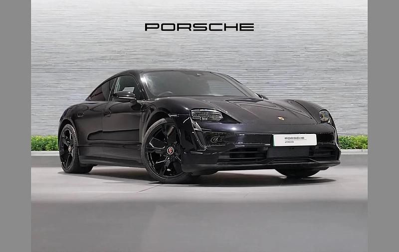 Black Used 2021 Porsche Taycan Sedan | £48,990 (Expensive) - Image 1/4
