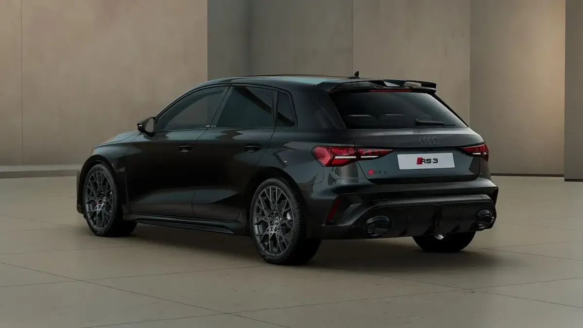 New Audi RS3 400 HP (294 kW) 2026 Black Sedan