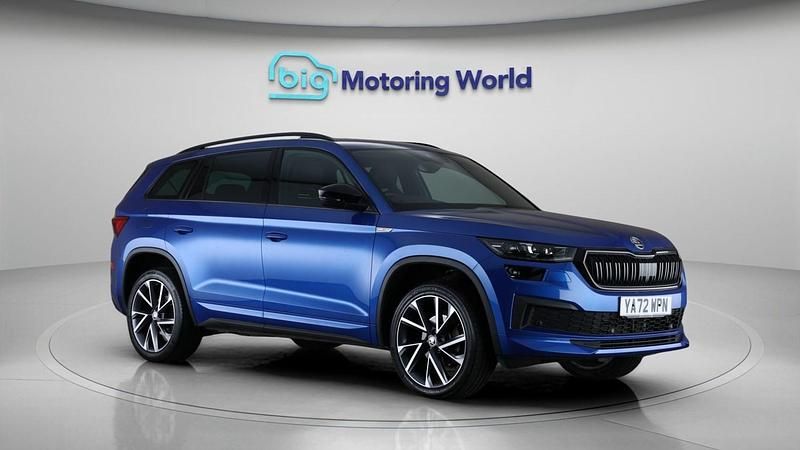 Used Skoda Kodiaq SportLine 150 HP (110 kW) 2023 Blue SUV