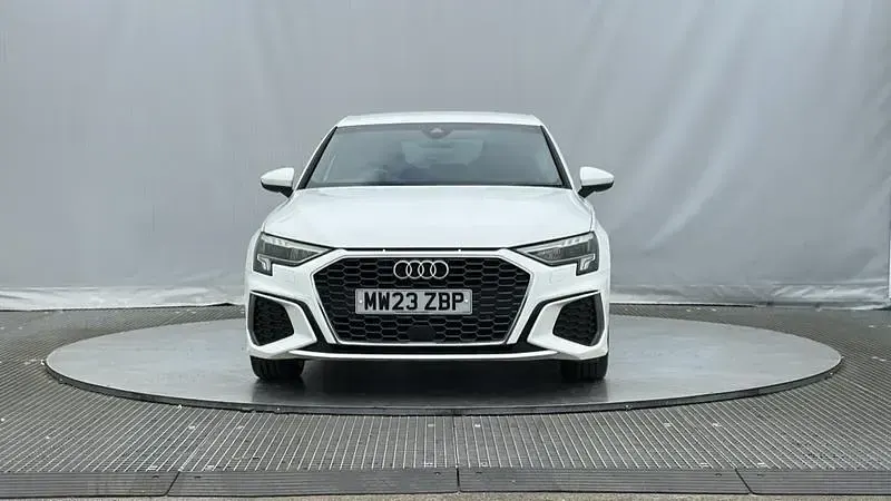 Used Audi A3 Sportback S-Line 110 HP (80 kW) 2023 White Hatchback