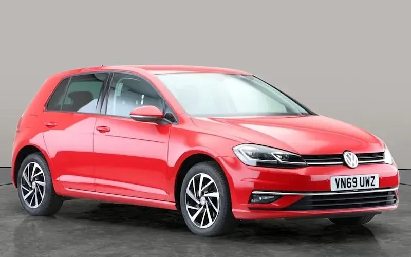 Second-hand VW Golf VII Edition 150 CP (110 kW) 2020 Roșu Hatchback