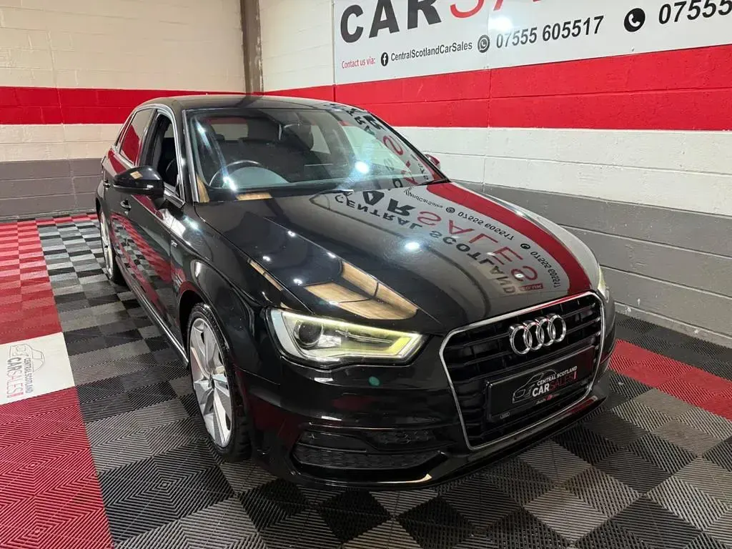 Used Audi A3 Sportback S-Line 150 HP (110 kW) 2014 Black Hatchback