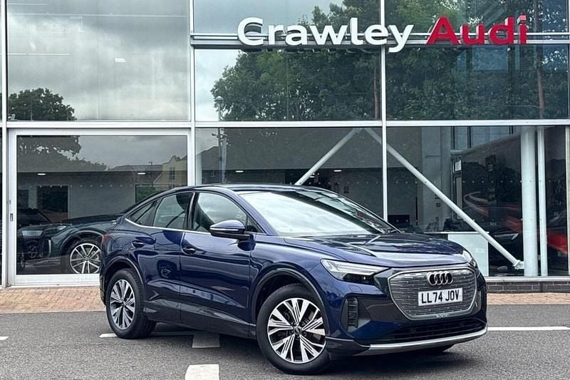 Blue Used 2024 Audi Q4 Sportback e-tron Sport SUV | £34,490 (Good price) - Image 1/1