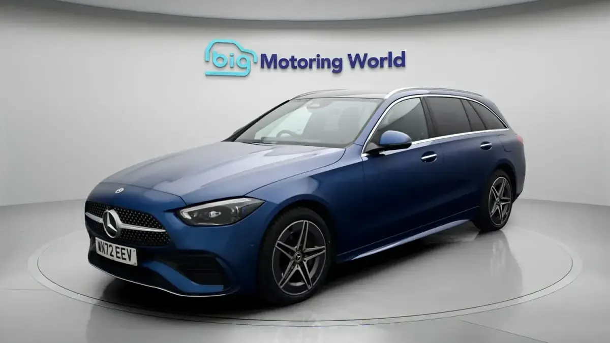 Used Mercedes C300e AMG Line Premium Plus 2022 Blue Estate