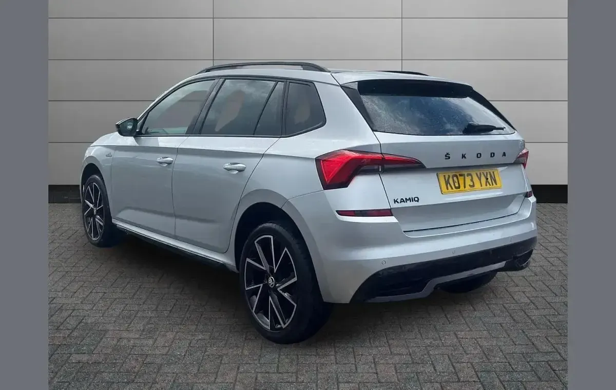 Used Skoda Kamiq Monte Carlo 150 HP (110 kW) 2024 Brilliant silver metallic SUV