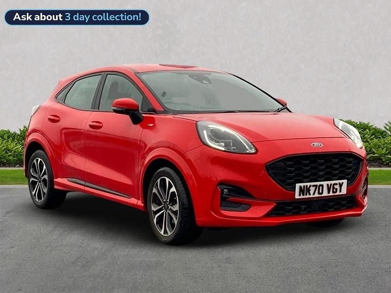 Red Used 2020 Ford Puma ST-Line Hatchback | £13,980 (Good price) - Image 1/4