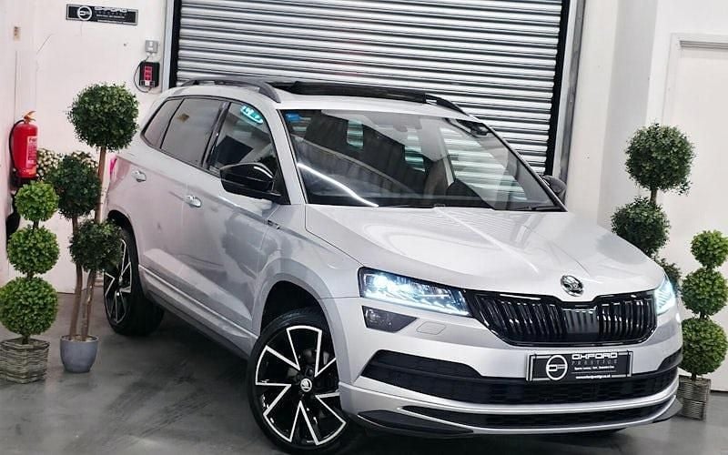 Used Skoda Karoq SportLine 150 HP (110 kW) 2021 Silver SUV