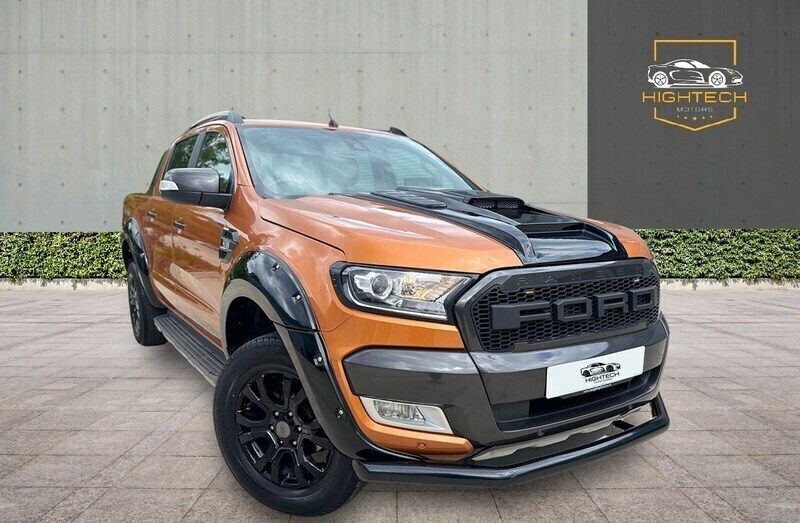 Orange Used 2017 Ford Ranger Wildtrack Pickup | £16,998 (A bit pricey) - Image 1/4