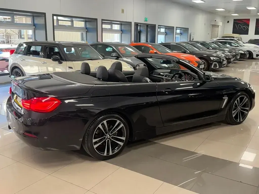 Used BMW 420 Sport Line 184 HP (135 kW) 2018 Black Cabriolet