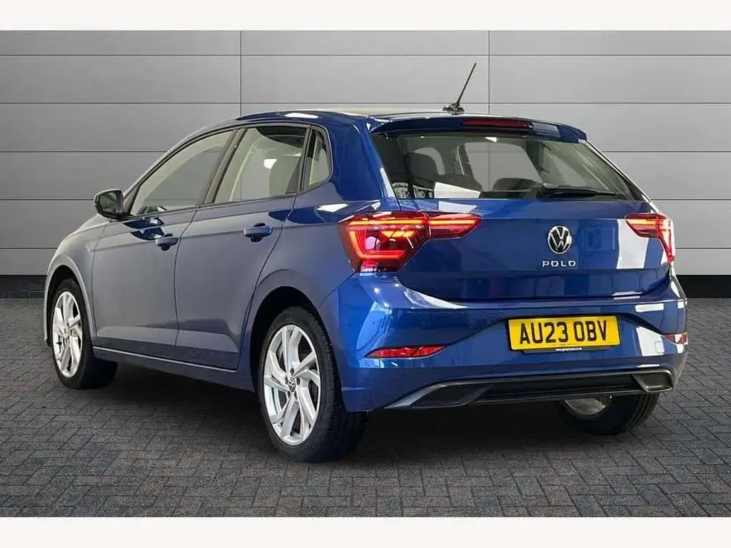 Used VW Polo Style 95 HP (69 kW) 2023 Blue Hatchback