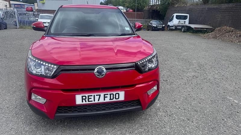 Red Used 2017 Ssangyong (KGM) Tivoli SUV | £5,250 (Good price) - Image 1/4