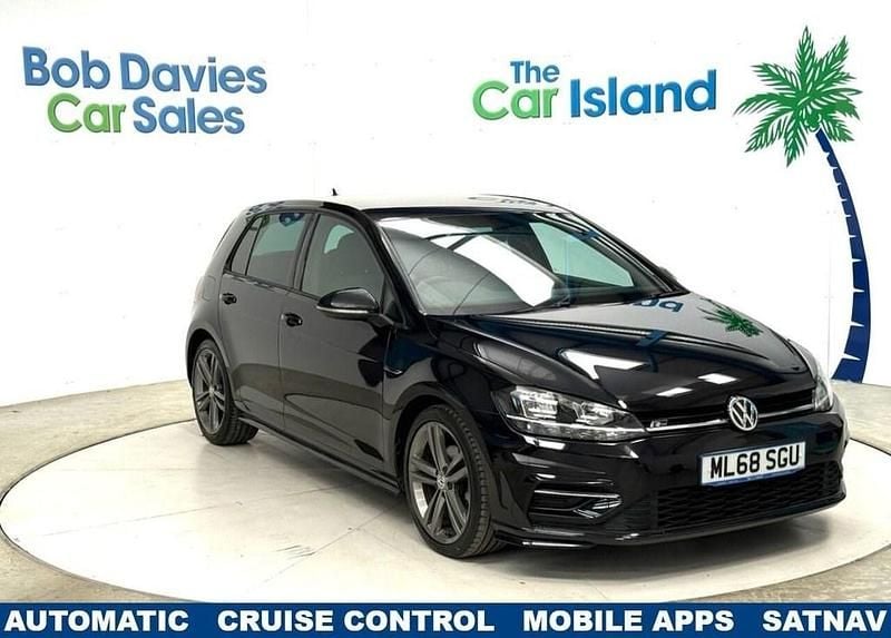 Black Used 2018 VW Golf VII R-line Hatchback | £15,900 (A bit pricey) - Image 1/4
