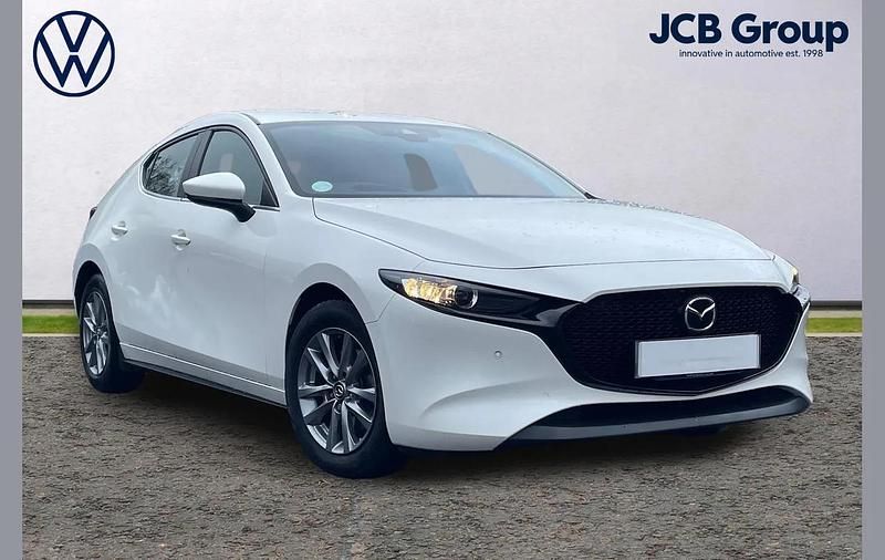 White Used 2022 Mazda 3 Hatchback | £14,495 (Good price) - Image 1/3