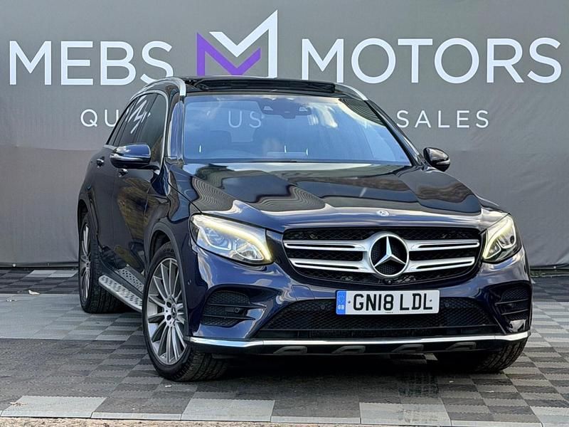 Used Mercedes GLC350 AMG line 2018 Blue Estate