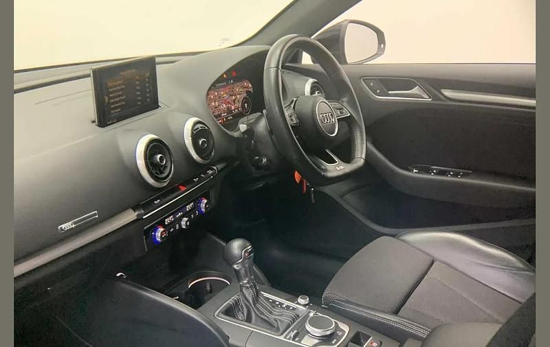 Used Audi A3 Black Edition 150 HP (110 kW) 2018 Black Sedan