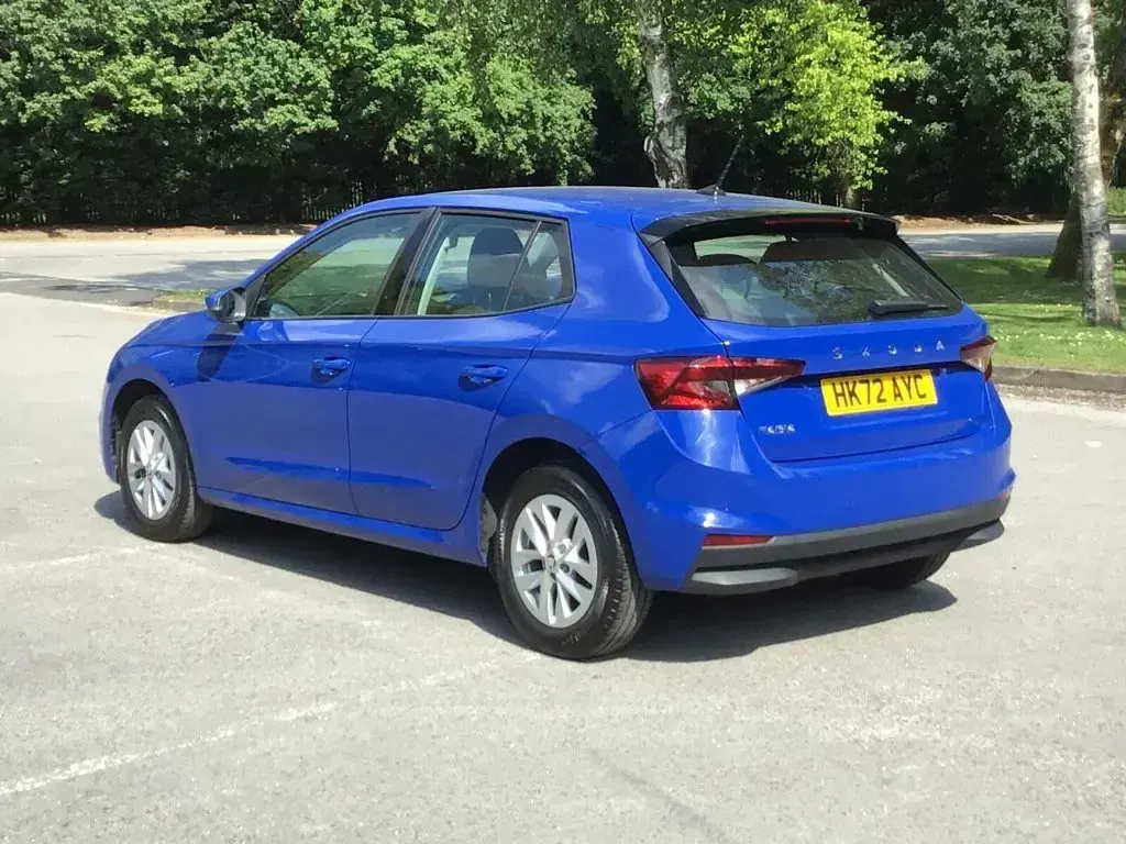 Used Skoda Fabia Comfort 2022 Blue Hatchback