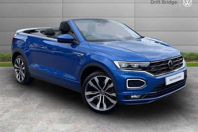 Blue Used 2020 VW T-Roc Cabriolet R-line Cabriolet | £22,895 (Fair price) - Image 1/4
