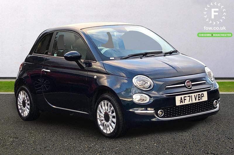 Used Fiat 500 Dolcevita 70 HP (51 kW) 2021 Blue Cabriolet