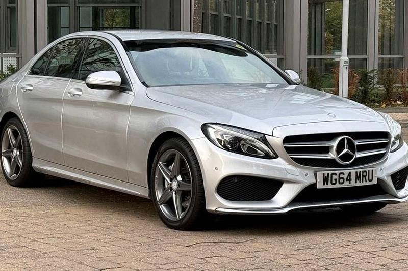 Silver Used 2014 Mercedes C220 AMG line Sedan | £8,690 (A bit pricey) - Image 1/1
