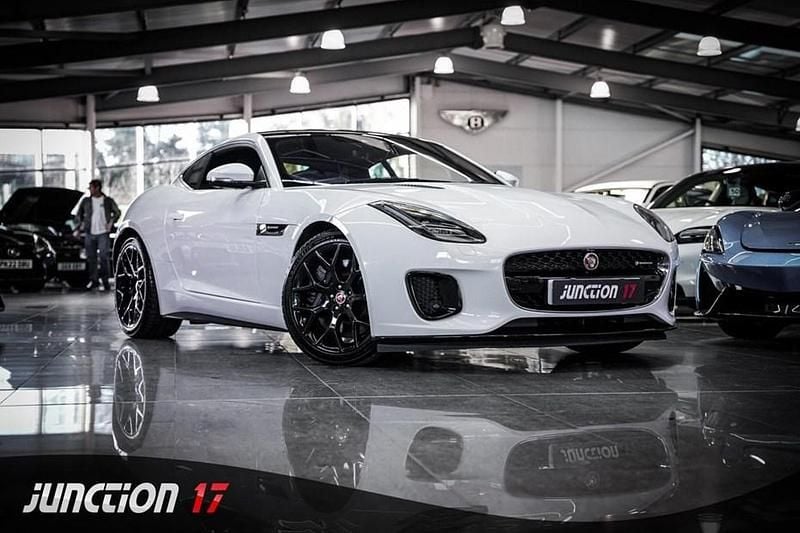 White Used 2018 Jaguar F-Type R-Dynamic Coupe | £31,475 (Good price) - Image 1/1