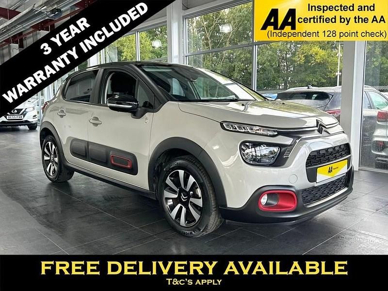 Beige Used 2022 Citroën C3 PureTech Hatchback | £11,395 (Fair price) - Image 1/2