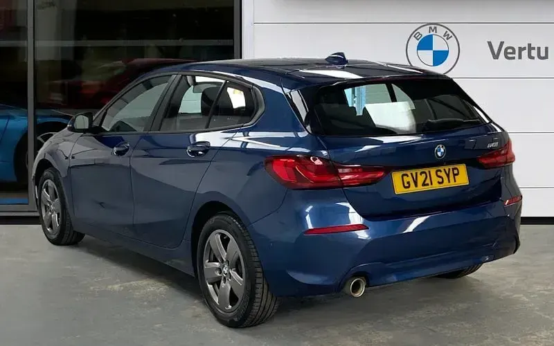 Used BMW 118 Comfort Edition 136 HP (100 kW) 2021 Blue Hatchback