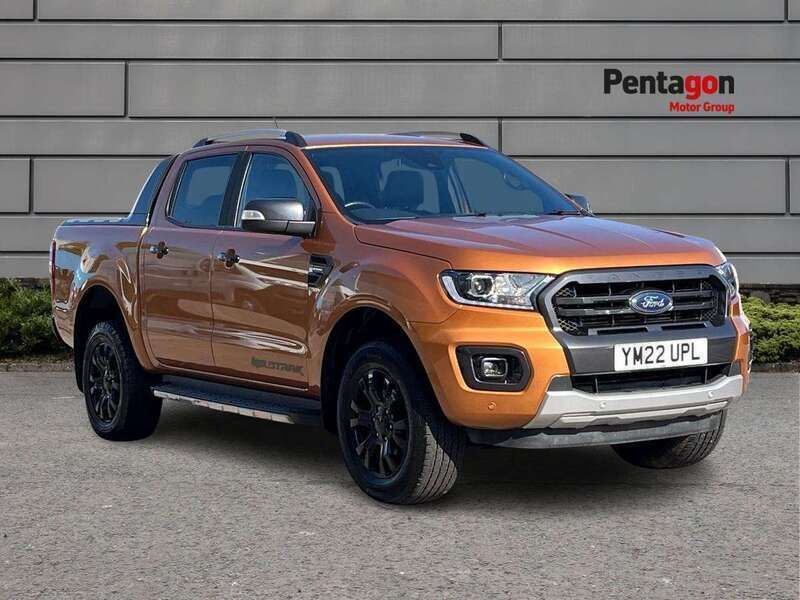 Orange Used 2022 Ford Ranger Wildtrack Pickup | £29,512 (Expensive) - Image 1/4