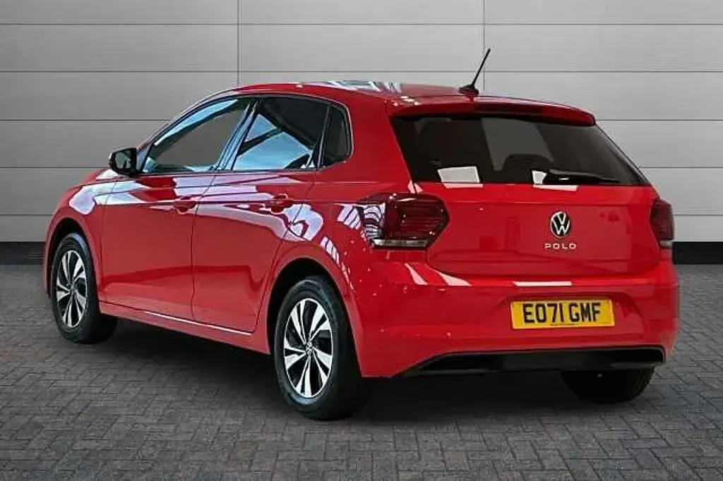Used VW Polo Match 80 HP (58 kW) 2021 Red Hatchback