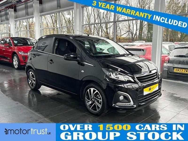 Black Used 2021 Peugeot 108 Allure Hatchback | £9,795 (Fair price) - Image 1/2