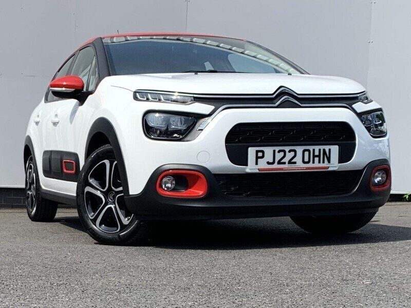 White Used 2022 Citroën C3 PureTech Hatchback | £10,995 (Good price) - Image 1/3
