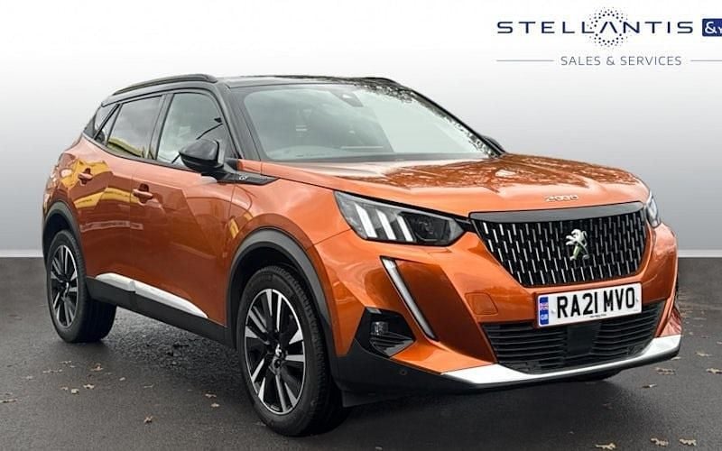 Orange Used 2021 Peugeot 2008 Premium SUV | £14,492 (Fair price) - Image 1/3