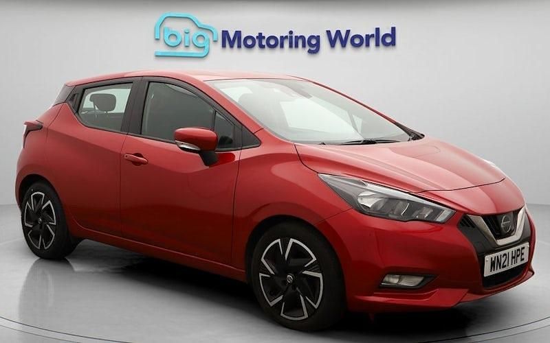 Used 2021 Nissan Micra Acenta Hatchback | £7,943 (Fair price) - Image 1/4