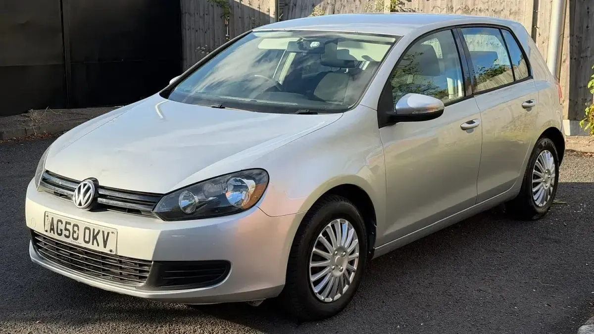 Used VW Golf VI S 102 HP (75 kW) 2009 Silver Hatchback