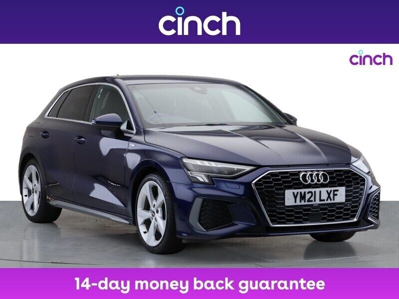 Blue Used 2021 Audi A3 S-Line Hatchback | £20,349 (Fair price) - Image 1/3