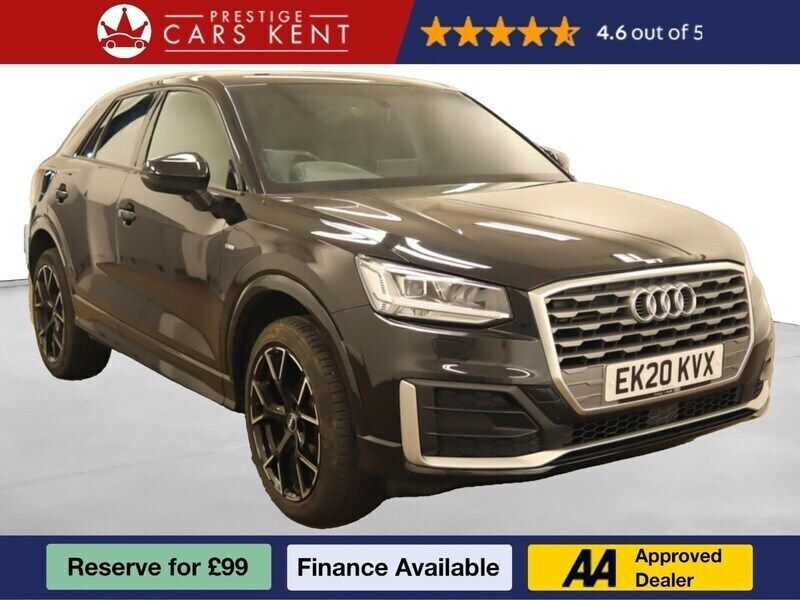 Black Used 2020 Audi Q2 S-Line SUV | £17,882 (Good price) - Image 1/3