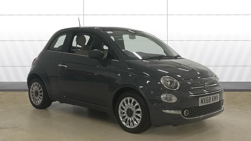 Grey Used 2018 Fiat 500 Lounge Hatchback | £6,750 (Fair price) - Image 1/3
