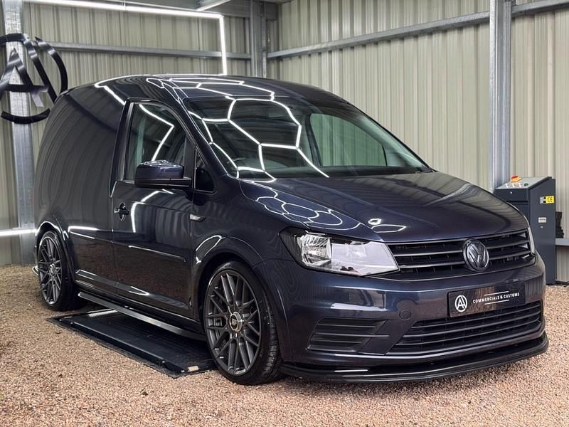 Used VW Caddy Trendline 102 HP (75 kW) 2016 Blue MPV