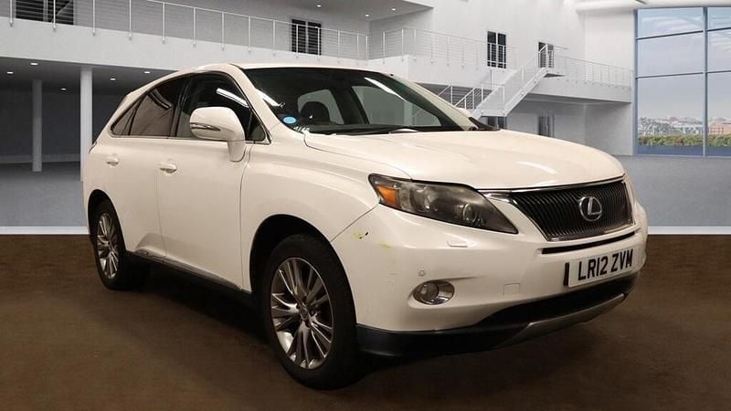 White Used 2012 Lexus RX450h SUV | £9,495 (Good price) - Image 1/4