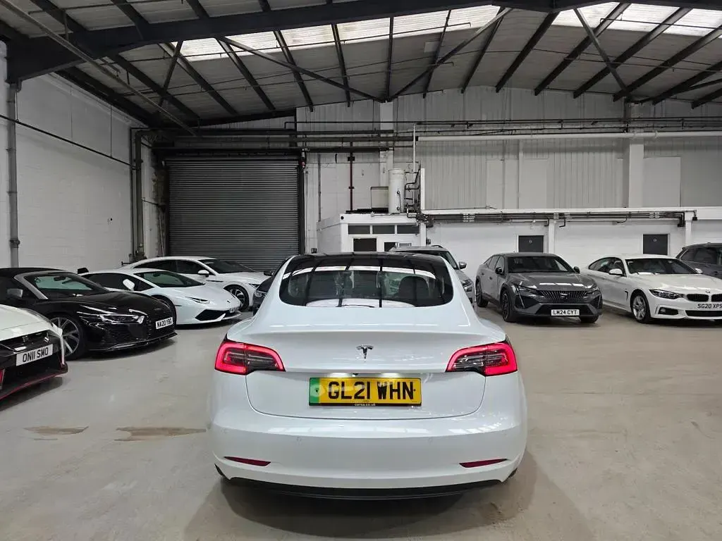 Used Tesla Model 3 Long Range AWD 366 kW (498 HP) 2021 White Sedan