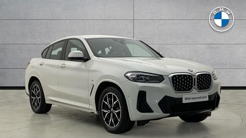 White Used 2022 BMW X4 M Sport SUV | £35,985 (Good price) - Image 1/4