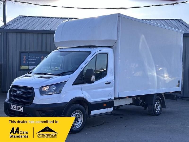 Used Ford Transit S 130 HP (95 kW) 2020 White Cabriolet