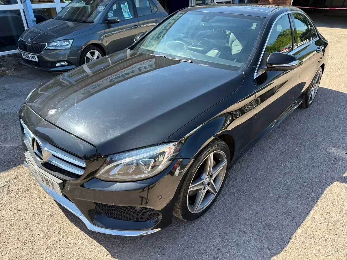 Used Mercedes C220 AMG Line Premium 2014 Black Sedan