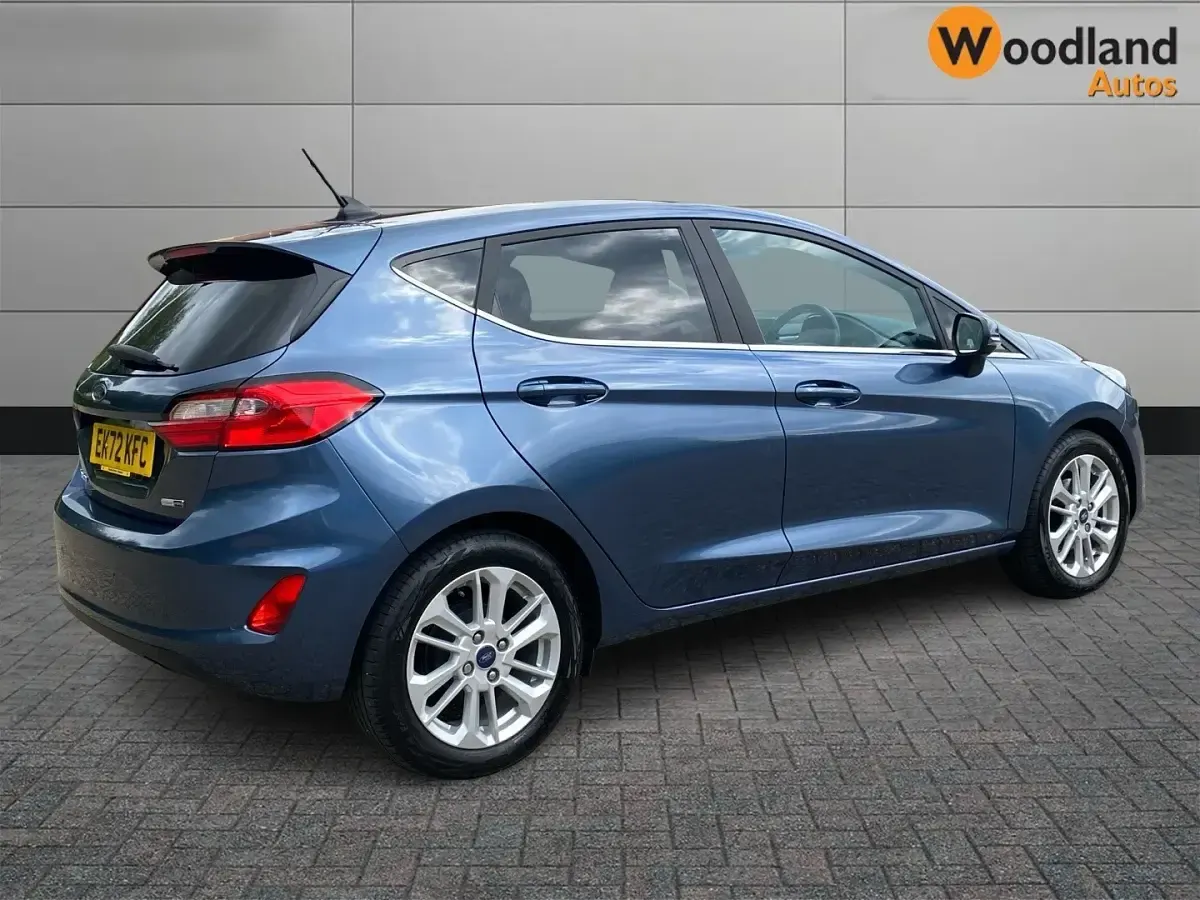 Used Ford Fiesta Titanium 2022 Blue Hatchback