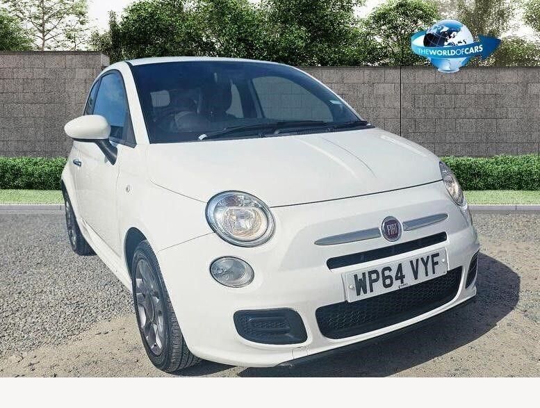 White Used 2014 Fiat 500 S Hatchback | £3,449 (Fair price) - Image 1/4