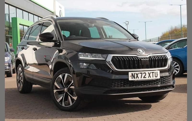 Used Skoda Karoq SE L 150 HP (110 kW) 2022 Black magic pearl effect SUV