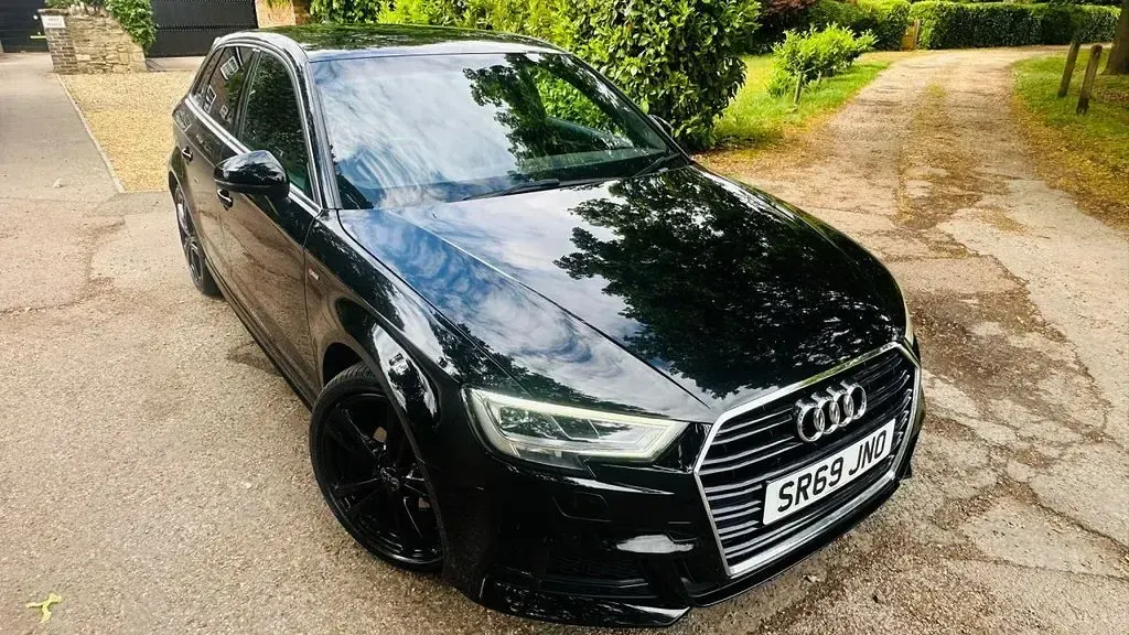 Used Audi A3 Sportback S-Line 116 HP (85 kW) 2020 Black Hatchback