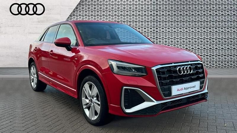 Red Used 2023 Audi Q2 S-Line SUV | £23,028 (A bit pricey) - Image 1/4