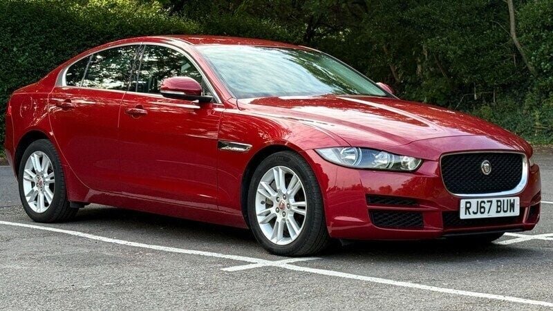 Red Used 2017 Jaguar XE Ingenium Sedan | £9,995 (Fair price) - Image 1/4