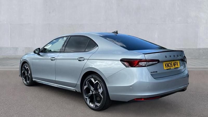Used Skoda Superb SportLine 150 HP (110 kW) 2026 Pebble silver metallic Hatchback