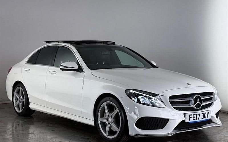 Used Mercedes C200 AMG Line Premium 184 HP (135 kW) 2017 White Sedan